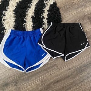 Nike Blue and Black shorts, both fit the exact same.